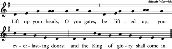Refrain for Psalm 24